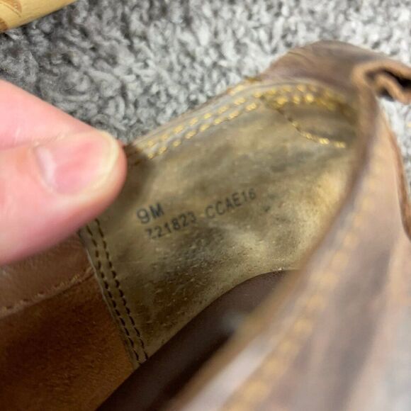 BOC Born Concept Stefana Shoe Womens 9 Leather Brown Slip On Chelsea Wedge Boot - Picture 8 of 10